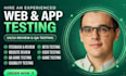 do website testing app testing game testing beta testing and user review test