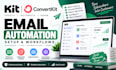 setup convertkit email automation welcome sequences subscriber tagging segment