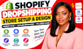 build shopify dropshipping store pod product setup supplier integration dsers