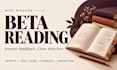 beta read your book with honest feedback on plot, pacing, and characters