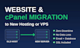 migrate website and cpanel to new hosting or vps