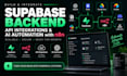 do supabase backend api integration ai agent automation with make com n8n zapier