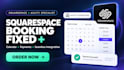 build squarespace booking website with acuity scheduling calendar and automation