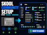 set up skool community, course, member onboarding, setup skool community manager