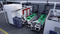 create 3d industrial animation factory automation machinery robotics process