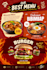 create food and drinks posters