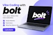 vibe code your website or web app using bolt ai