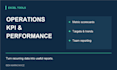 build an excel operations KPI and performance tracker