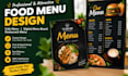 design food menu cafe menu digital menu board restaurant menu