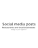 create engaging social media posts for your restaurant or bar