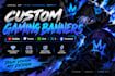 design custom gaming and streaming graphics