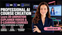 create german deutsch 2d animinated explainer elearning course video ai course