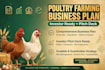 create a professional poultry farming business plan and powerpoint pitch deck