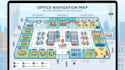 design 3d isometric festival map, office navigation map and infographic map