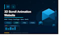 build a 3d scroll animation website with gsap and three js