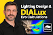 create professional lighting design and dialux evo calculations