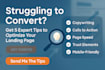 write you 5 advices to optimize your landing page