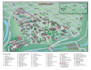 design custom campus map, campground map, rv park map and wayfinding map layout