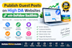 high da guest post publishing with dofollow backlinks