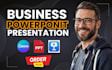 design business presentation, investor pitch deck and fundraising pitch deck
