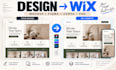convert website design or mockup to wix website with responsive wix clone design