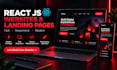 build a fast, responsive react website or landing page