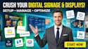 setup, manage, and optimize your digital signage software and displays yodeck