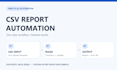 automate your CSV reports and flag data errors