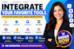 integrate hubspot calendly instantly zendesk squarespace power bi beehiiv zapier