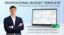 budget spreadsheet  microsoft excel budget template google spreadsheet etsy
