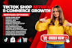 setup tiktok shop store product listing, seo ads and optimization US tiktok shop