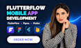build flutterflow, flutter and flutter flow ios and android mobile app