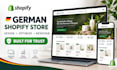 design optimize or redesign your german shopify store website for trust
