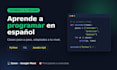 teach you python, sql and javascript in spanish