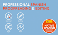 proofread, edit, and improve your spanish text