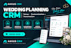 setup and optimize wedding planner CRM, automation and client management