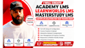 set up learnworlds online course, masterstudy lms, academy lms website