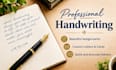 do expert handwriting and letter writing tasks