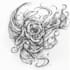 custom linework tattoo design unique fine line tattoo