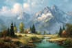 design amazing fantasy landscape