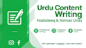 creative urdu content writing and ad copywriting