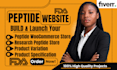 build woocommerce peptide website peptide website development peptide marketing