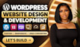 be your wordpress developer for wordpress website design and development