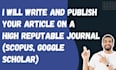 write and publish research articles in google scholar journals