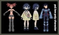 create rig and animate ps1 psx ps2 low poly 3d characters 3d model
