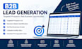 generate b2b lead and build verifield prospect lists