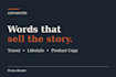 write engaging travel and lifestyle copy