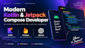 develop modern android apps using kotlin and jetpack compose with mvvm