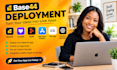 base44 deployment base44 app store publish custom domain lovable replit ios app