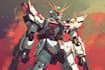 make gundam character illustration and robot art